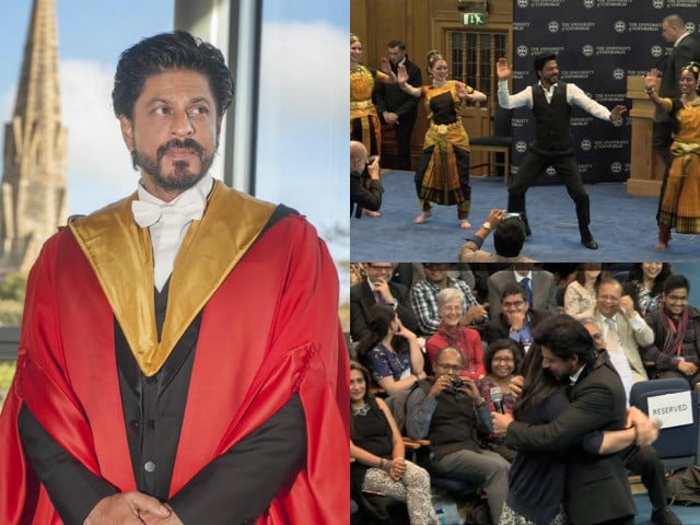 lungi dance selfies and life lessons king khan made sure the audience got it all