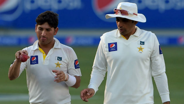yasir was excluded from the first test after he suffered a minor back injury photo afp