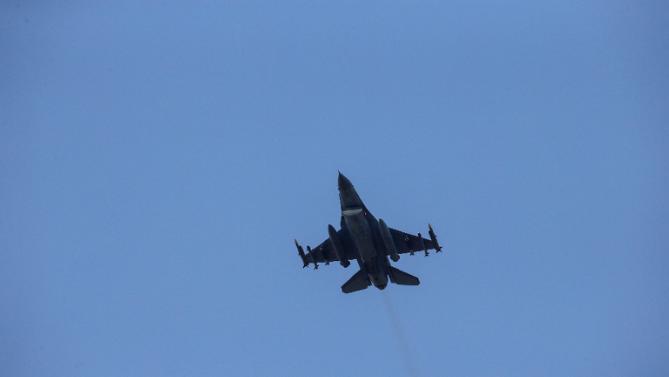 a turkish warplane takes off from the incirlik air base near adana photo afp