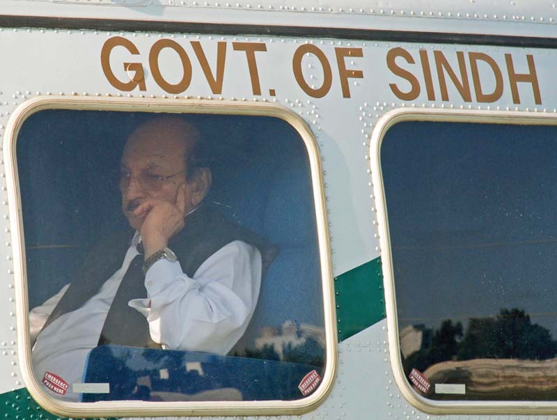 sindh chief minister qaim ali shah s arrival at the niaz cricket stadium in hyderabad caused quite a stir not the least because it interrupted a very serious under 19 cricket game photo online