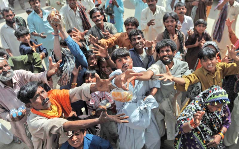 experts claim the reason for hundreds of people starving in sindh is the lack of equitable division of resources cases of starvation and malnutrition are increasing as is the severity of the food shortage photo file