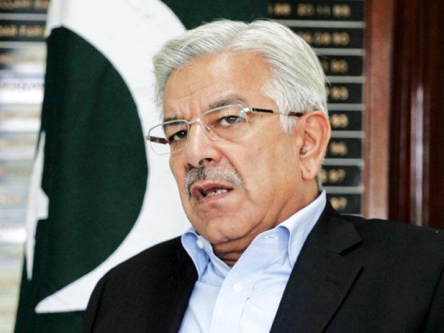 a file photo of defence minister khawaja asif photo reuters