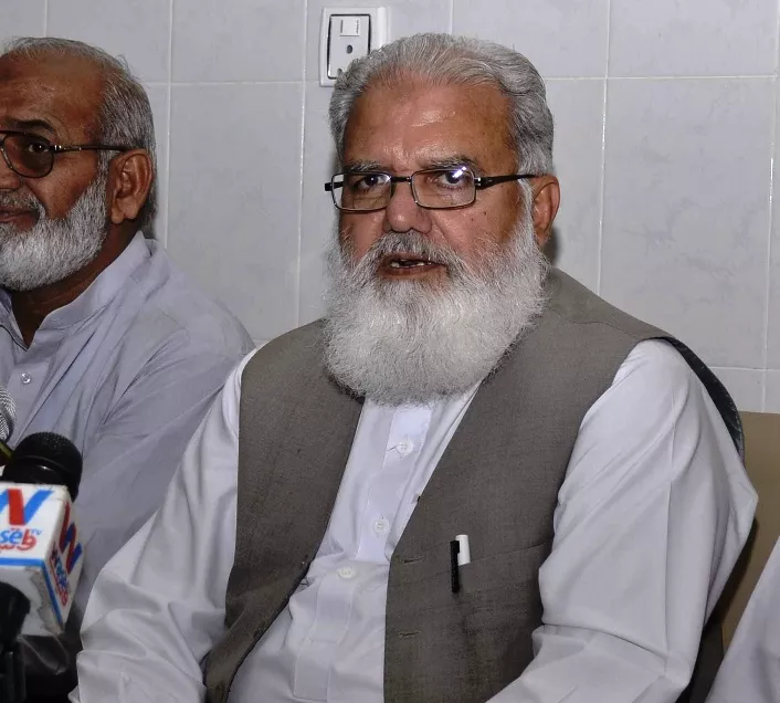 ji leader liaqat baloch photo express file ji leader liaqat baloch photo express file