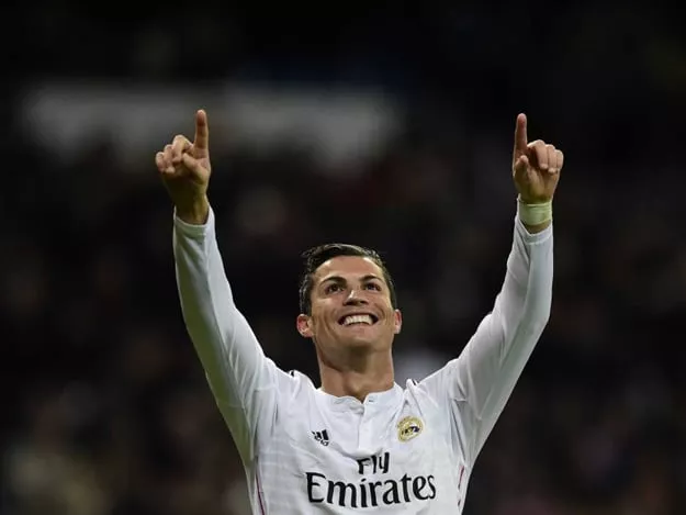 cristiano ronaldo celebrates his hat trick against celta vigo photo afp cristiano ronaldo celebrates his hat trick against celta vigo photo afp