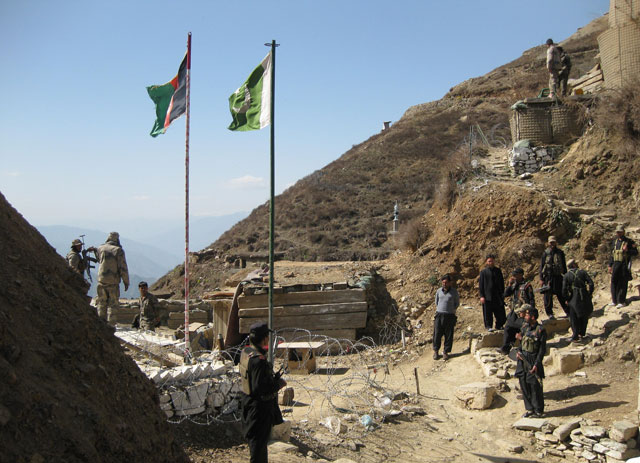 a view of the pak afghan border photo file