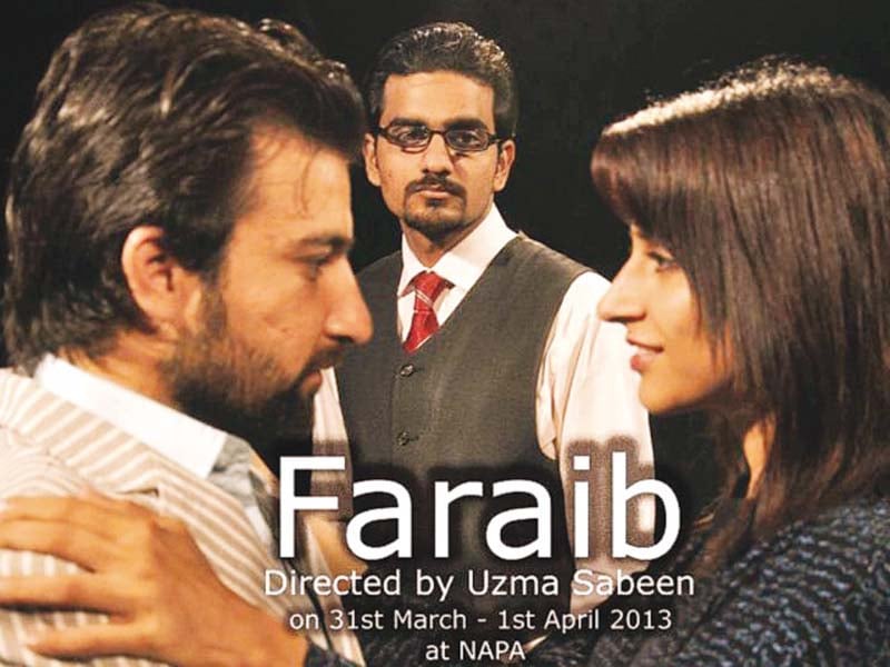 the play by uzma sabeen was featured in the last installment of the young directors festival photo publicity