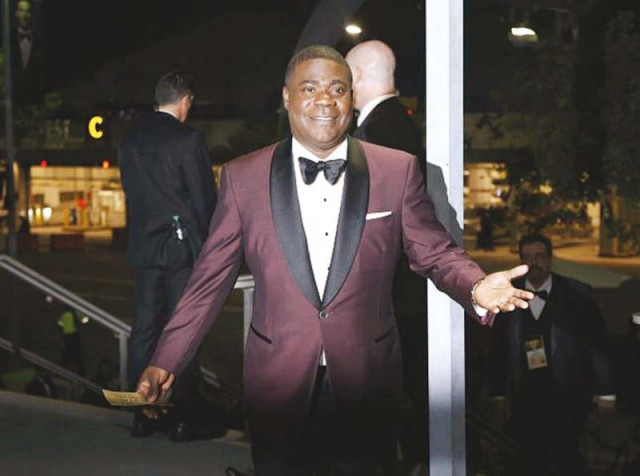 morgan appeared at last month s emmy awards in his first public appearance since the accident photo reuters morgan appeared at last month s emmy awards in his first public appearance since the accident photo reuters