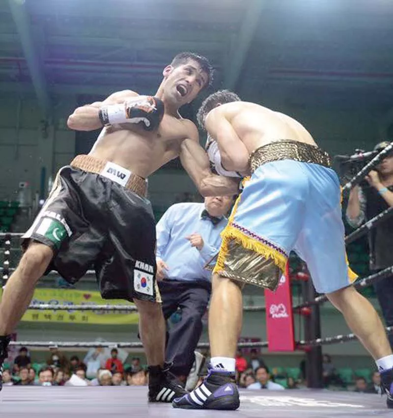 waseem gave a solid performance in his first professional fight on october 4 in korea against lee min woo defeating the local champion in the ninth round to win the korean boxing commission title photo courtesy muhammad waseem waseem gave a solid performance in his first professional fight on october 4 in korea against lee min woo defeating the local champion in the ninth round to win the korean boxing commission title photo courtesy muhammad waseem