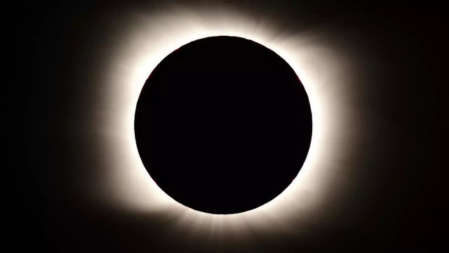 the total solar eclipse as seen from piedra del aquila in neuquen province argentina on december 14 2020 photo afp the total solar eclipse as seen from piedra del aquila in neuquen province argentina on december 14 2020 photo afp