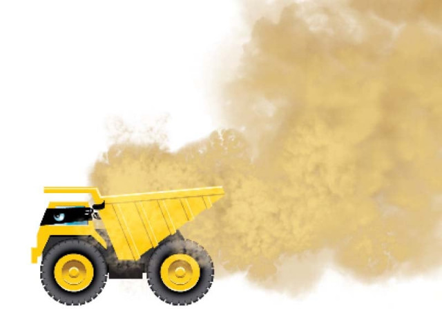 a large part of malir has been dug up to supply gravel for construction sites across the city design maryam rashid a large part of malir has been dug up to supply gravel for construction sites across the city design maryam rashid
