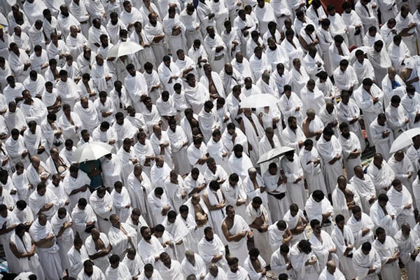 pilgrims during the hajj in makkah photo afp