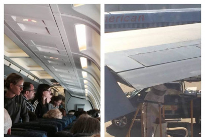 american airlines flight delayed in texas by swarming bees