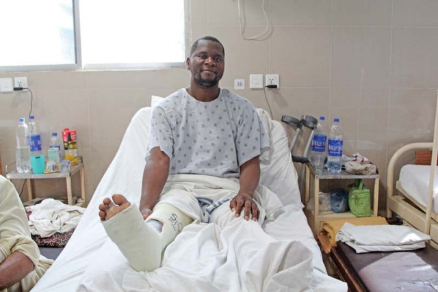 mozambique based pedro antonio 41 smiles after getting treated at ao clinic in nazimabad photo aysha saleem express mozambique based pedro antonio 41 smiles after getting treated at ao clinic in nazimabad photo aysha saleem express