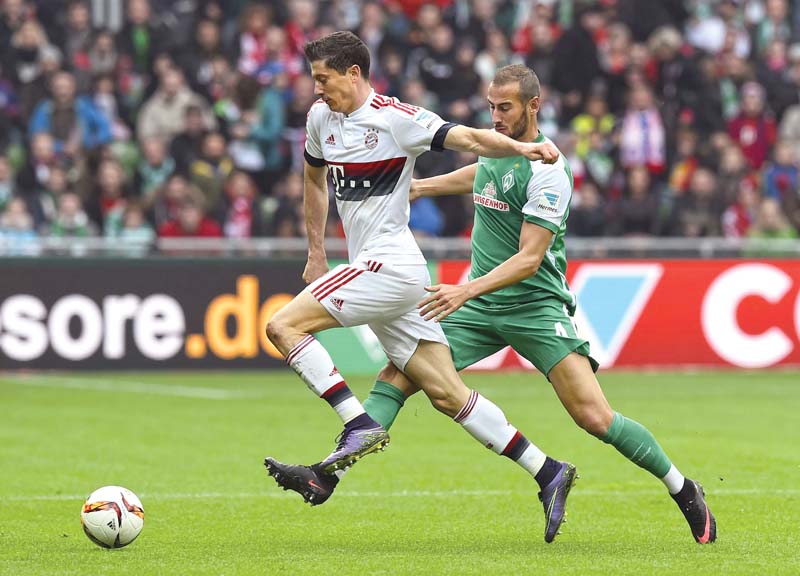 last saturday s 1 0 win at werder bremen was bayern s 999th victory since the bundesliga started back in 1963 photo afp