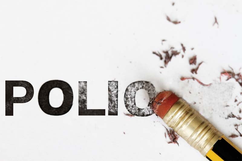 2015 saw an 85 decline in the number of polio cases in the country