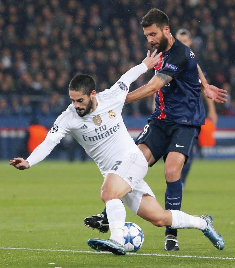 despite missing plenty of key players real still managed a creditable 0 0 draw away to paris saint germain in midweek photo afp