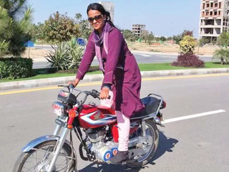 mehwish ekhlaque is one of the few female motorcyclists in the city who still hold a passion for hardcore biking and track racing she used to ride the two wheeler with her husband sitting behind until he died now she takes care of her motorcycle on her own photos courtesy mehwish ekhlaque mehwish ekhlaque is one of the few female motorcyclists in the city who still hold a passion for hardcore biking and track racing she used to ride the two wheeler with her husband sitting behind until he died now she takes care of her motorcycle on her own photos courtesy mehwish ekhlaque