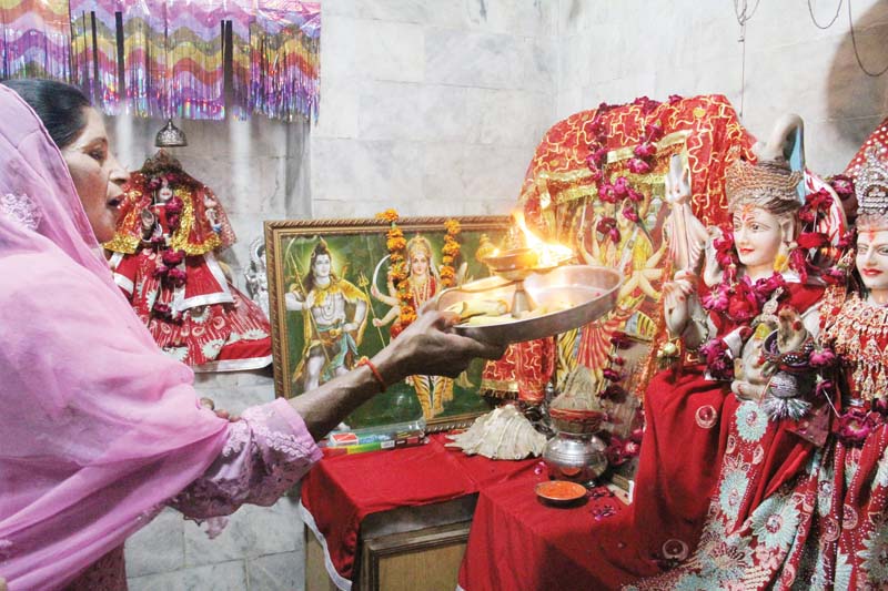 krishna mandir is the only temple in the city that regularly celebrates hindu festivals photo ayesha mir express