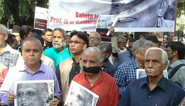 sahitya akademi had been criticised by india 039 s literati for its silence over the murders of writers photo pti