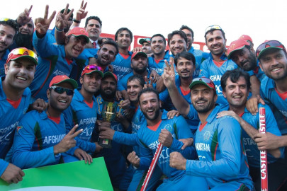 afghanistan celebrate historic series triumph in zimbabwe