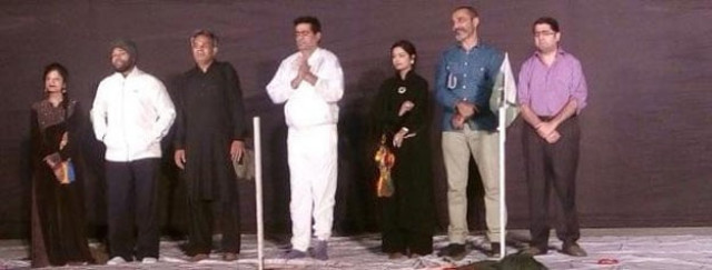 shiv sena disrupted pakistani play in india photo manoj kumar shiv sena disrupted pakistani play in india photo manoj kumar