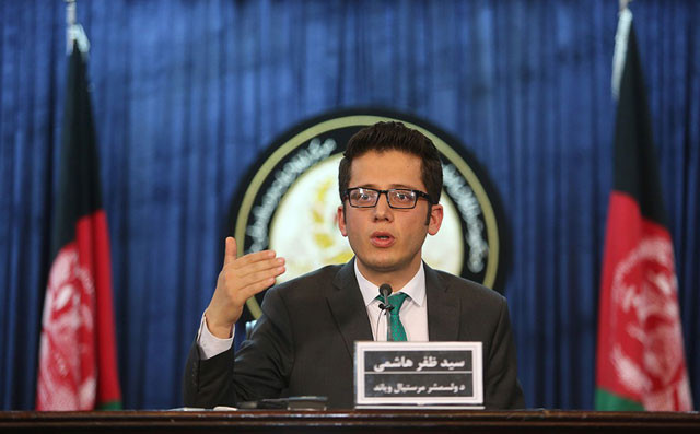 afghanistan 039 s deputy presidential spokesperson syed zafar hashemi photo afp afghanistan 039 s deputy presidential spokesperson syed zafar hashemi photo afp