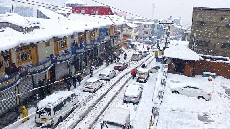 lulusar lake and surrounding hills after snowfall in naran photo online