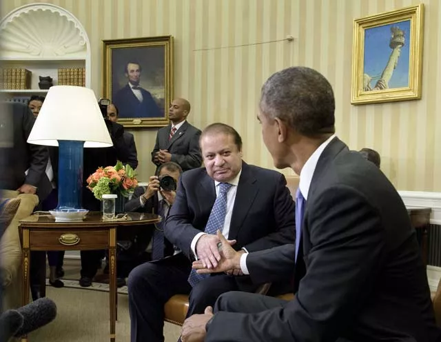 prime minister nawaz sharif l and us president barack obama shake hands before a meeting in the oval office of the white house october 22 2015 in washington dc photo afp prime minister nawaz sharif l and us president barack obama shake hands before a meeting in the oval office of the white house october 22 2015 in washington dc photo afp
