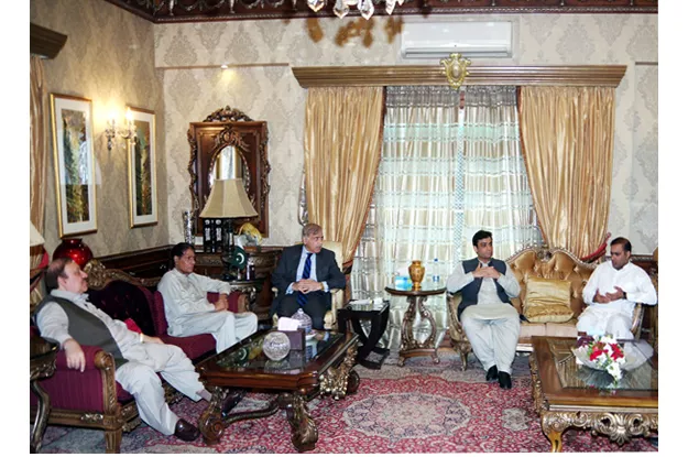 sher ali called upon the chief minister during a visit to lahore photo exress sher ali called upon the chief minister during a visit to lahore photo exress