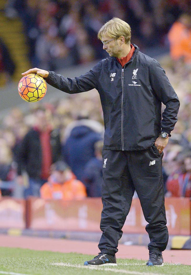 klopp will be hoping that his side can give him his first win as liverpool boss after playing out three consecutive draws under his reign photo afp