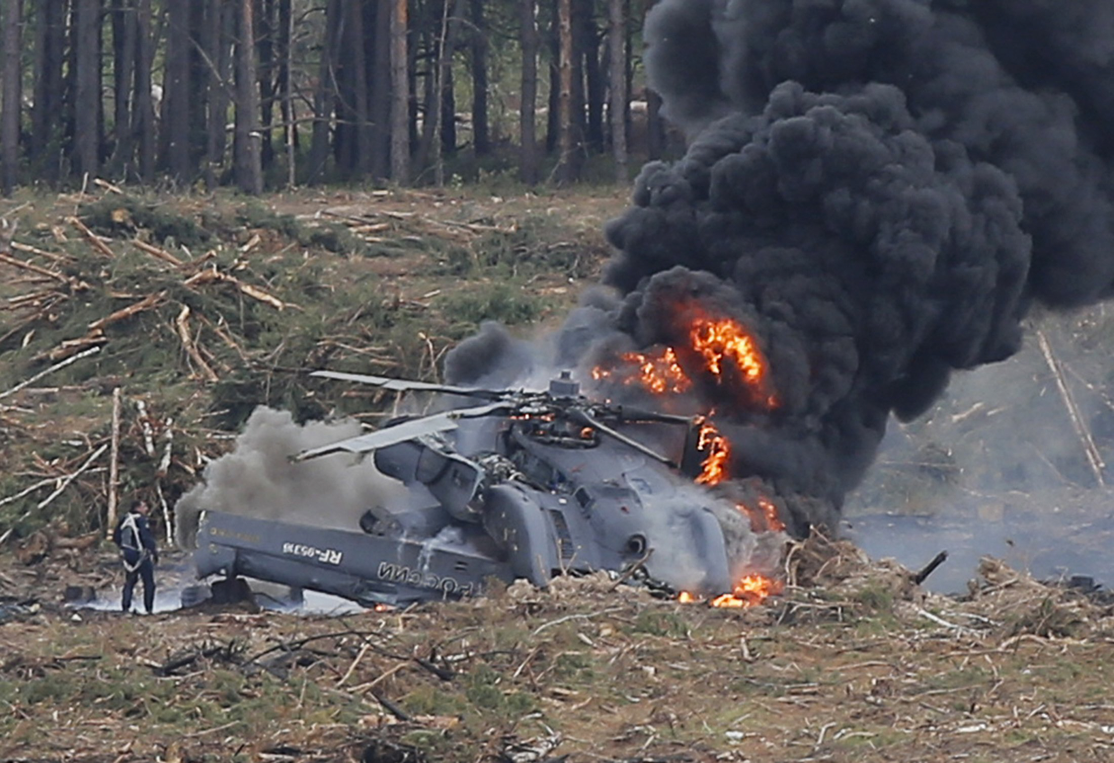 a file photo of a helicopter crash photo reuters