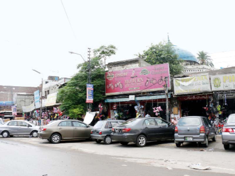 the uc includes several popular commercial centres like the neela gumband market photo shafiq malik