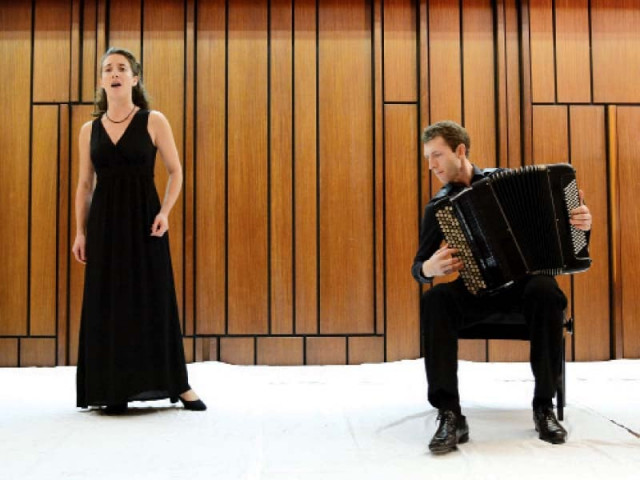 the recital was a tribute to johann sebastian bach a german composer and musician of baroque period photo huma choudhary express the recital was a tribute to johann sebastian bach a german composer and musician of baroque period photo huma choudhary express