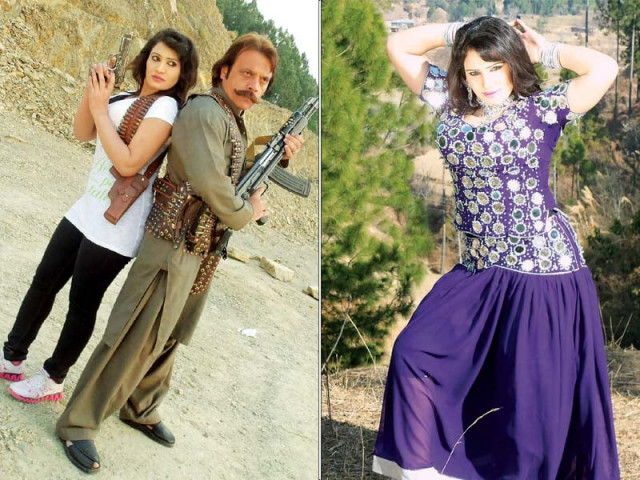 actors jahangir jani and madhu on the sets of a pushto film photos publicity actors jahangir jani and madhu on the sets of a pushto film photos publicity