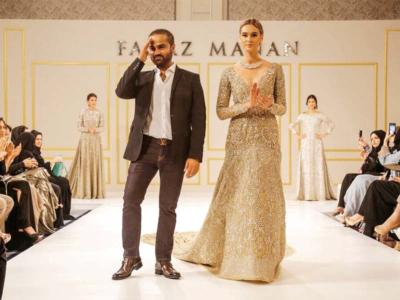 faraz manan recently launched his flagship store in dubai where he showcased his a w 2015 collection at the fashion show photos publicity