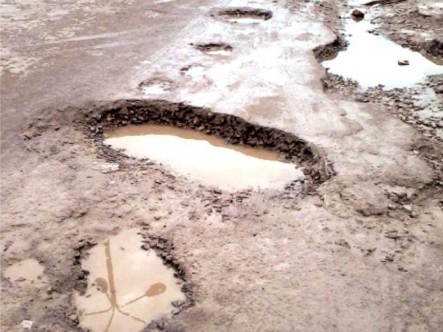 khushab severed from country by poor roads