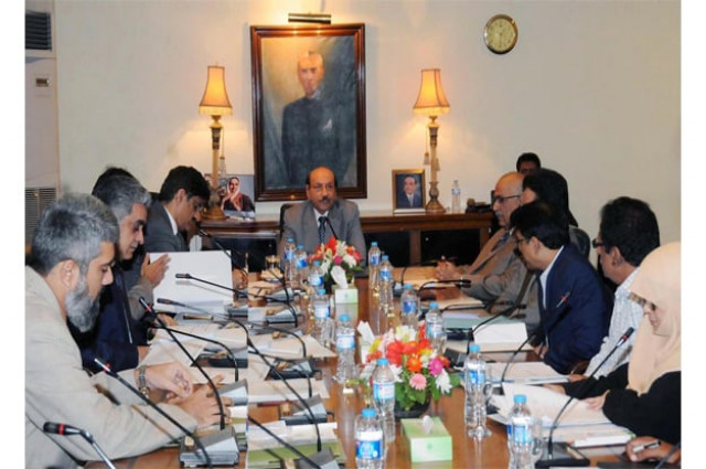 chief minister qaim ali shah presiding over a meeting to review the progress of the education department photo ppi chief minister qaim ali shah presiding over a meeting to review the progress of the education department photo ppi