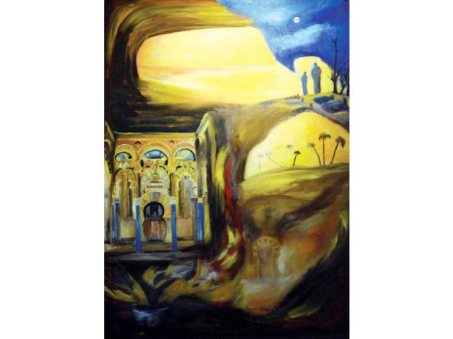 the artists have used subtle colours and blended them perfectly giving a much textured look to the pieces photos huma choudhary express the artists have used subtle colours and blended them perfectly giving a much textured look to the pieces photos huma choudhary express