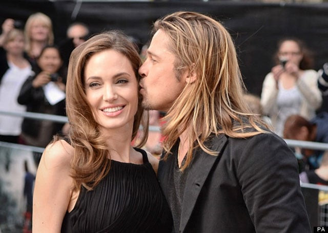 pitt also said that working on the movie together gave him and jolie more time with their six children photo easternskymedia pitt also said that working on the movie together gave him and jolie more time with their six children photo easternskymedia