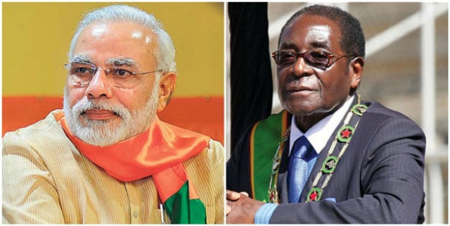 zimbabwe 039 s mugabe and india 039 s modi