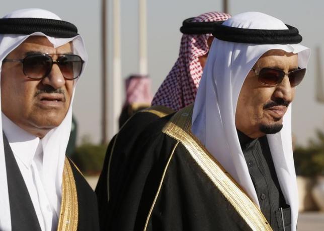 crown prince mohammed bin nayef 56 with king salman photo reuters