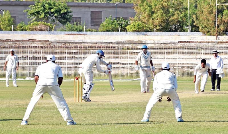 the tie between hyderabad and port qasim was one of the more enthralling contests of round one but it ended in a draw photo inp