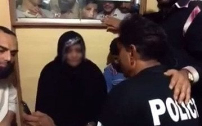 policeman caught slapping woman sent on remand policeman caught slapping woman sent on remand