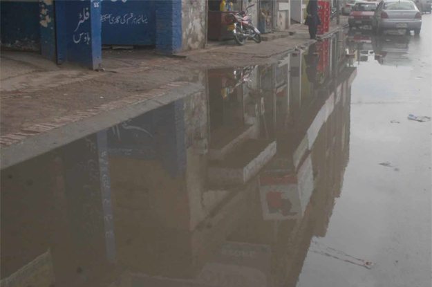 residents say some are lower than the main road so rain water pools in them photo express