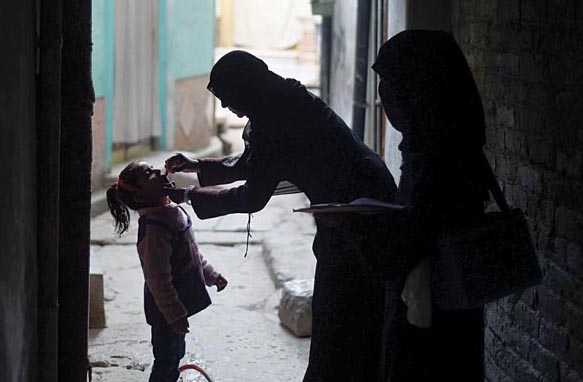 the three day national immunisation drive was scheduled for november photo afp