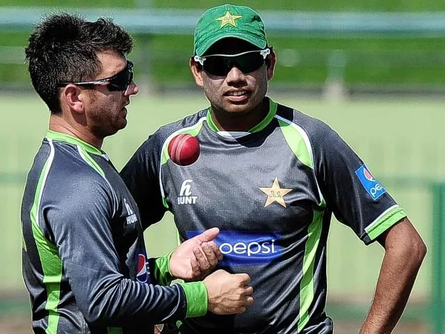 zulfiqar babar r and yasir shah l photo afp zulfiqar babar r and yasir shah l photo afp