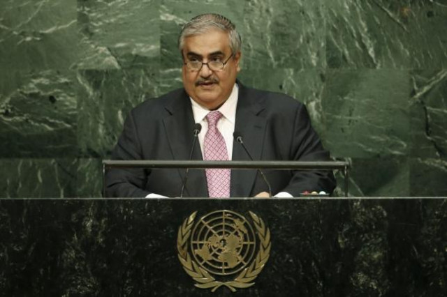 bahrain 039 s foreign minister sheikh khaled bin ahmed al khalifa photo reuters bahrain 039 s foreign minister sheikh khaled bin ahmed al khalifa photo reuters
