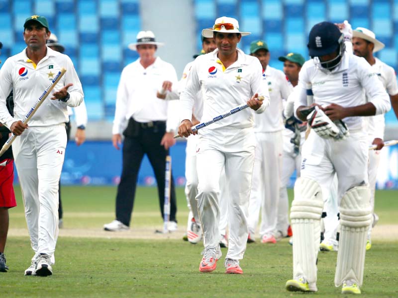 younus and misbah have provided some much needed consistency in the past five years photo afp