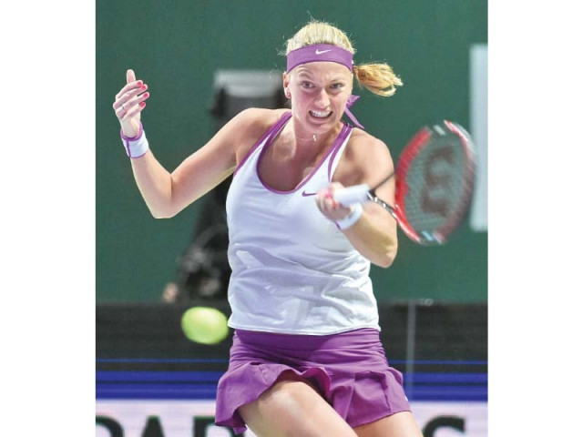 two time wimbledon champion kvitova previously won the season ending tournament on debut at the wta finals in 2011 photo afp two time wimbledon champion kvitova previously won the season ending tournament on debut at the wta finals in 2011 photo afp