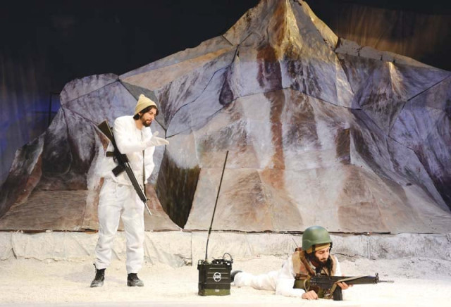the play revolves around stories of soldiers posted to siachen leaving behind their homes and families to protect the country photos huma choudhary express the play revolves around stories of soldiers posted to siachen leaving behind their homes and families to protect the country photos huma choudhary express